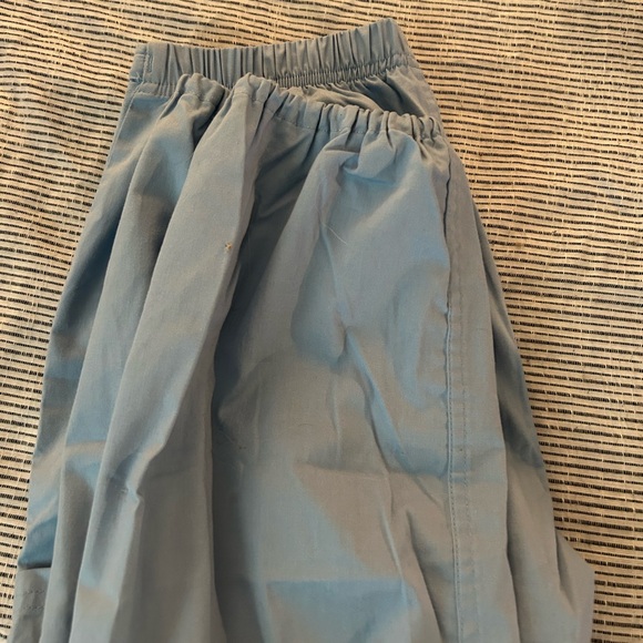 Light Blue Drawstring Scrub Pants - Picture 5 of 5